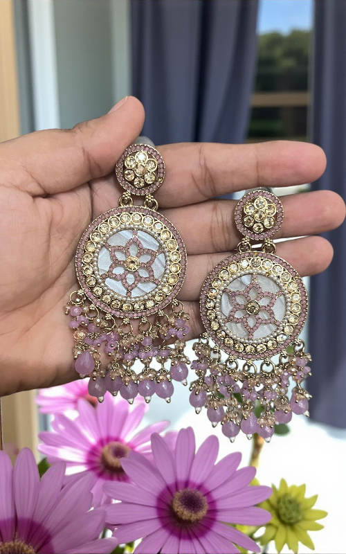 Royal AD stone Traditional Indian Earrings for Women