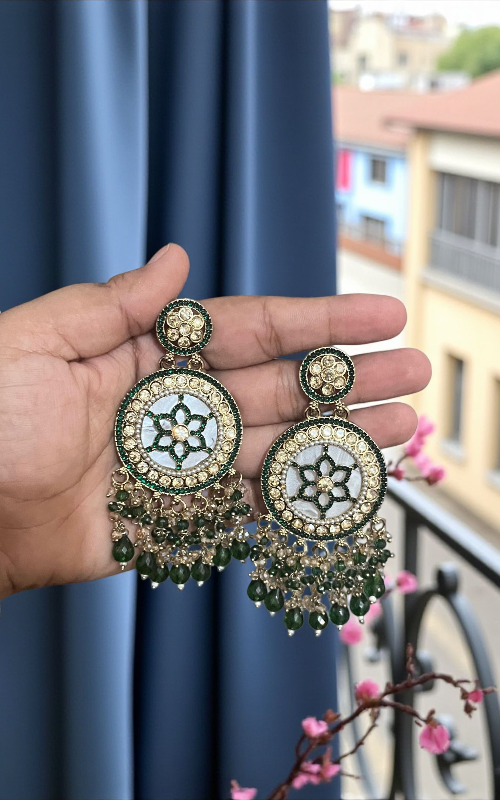 Royal AD stone Traditional Indian Earrings for Women