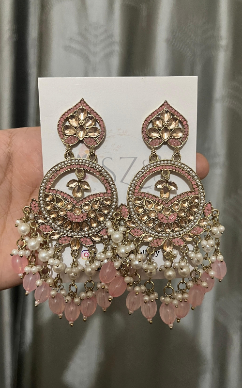 Mahira  Traditional kundan Chandbali